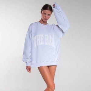 The Bar Varsity Sweatshirt - Heather Grey XL